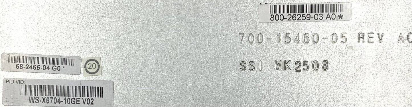 Cisco Catalyst 6500E 4-Port 10GBe Module (WS-X6704-10GE, DFC3CXL V02)