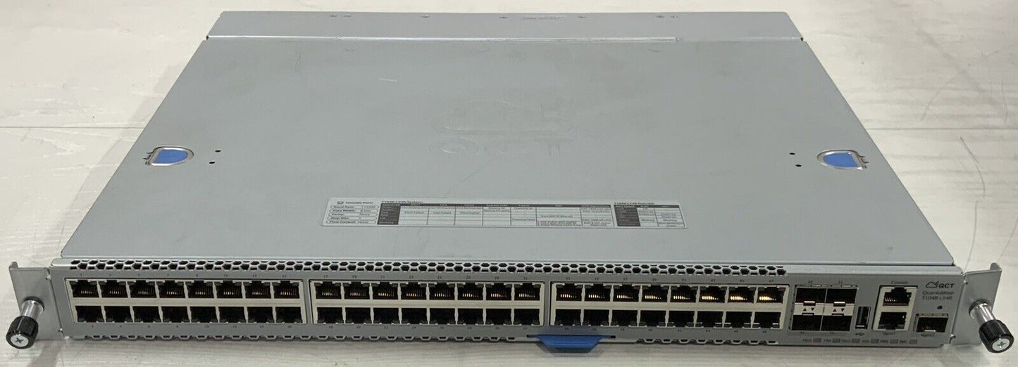 QTC Quantamesh T1048-LY4R 1GBASE-T 1U Rack Management Switch W/ Rack Ears