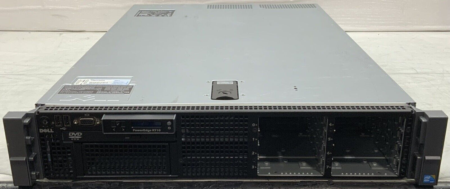 Dell PowerEdge R710 2x 6-Core Xeon E5620 2.40GHz 128GB RAM No HDD