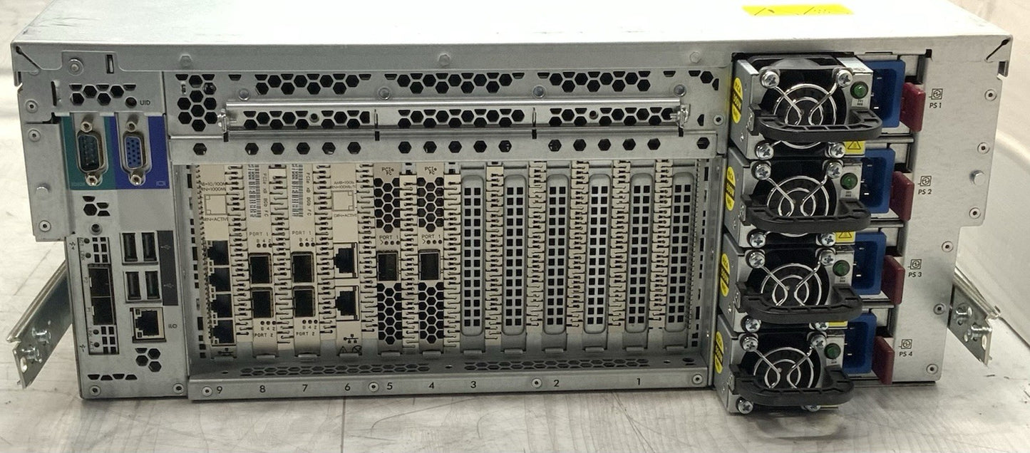 HP ProLiant DL580 Gen9 Server 4x E7-8890 v3 2.5GHz 768GB RAM SN1100Q | NO HDDs