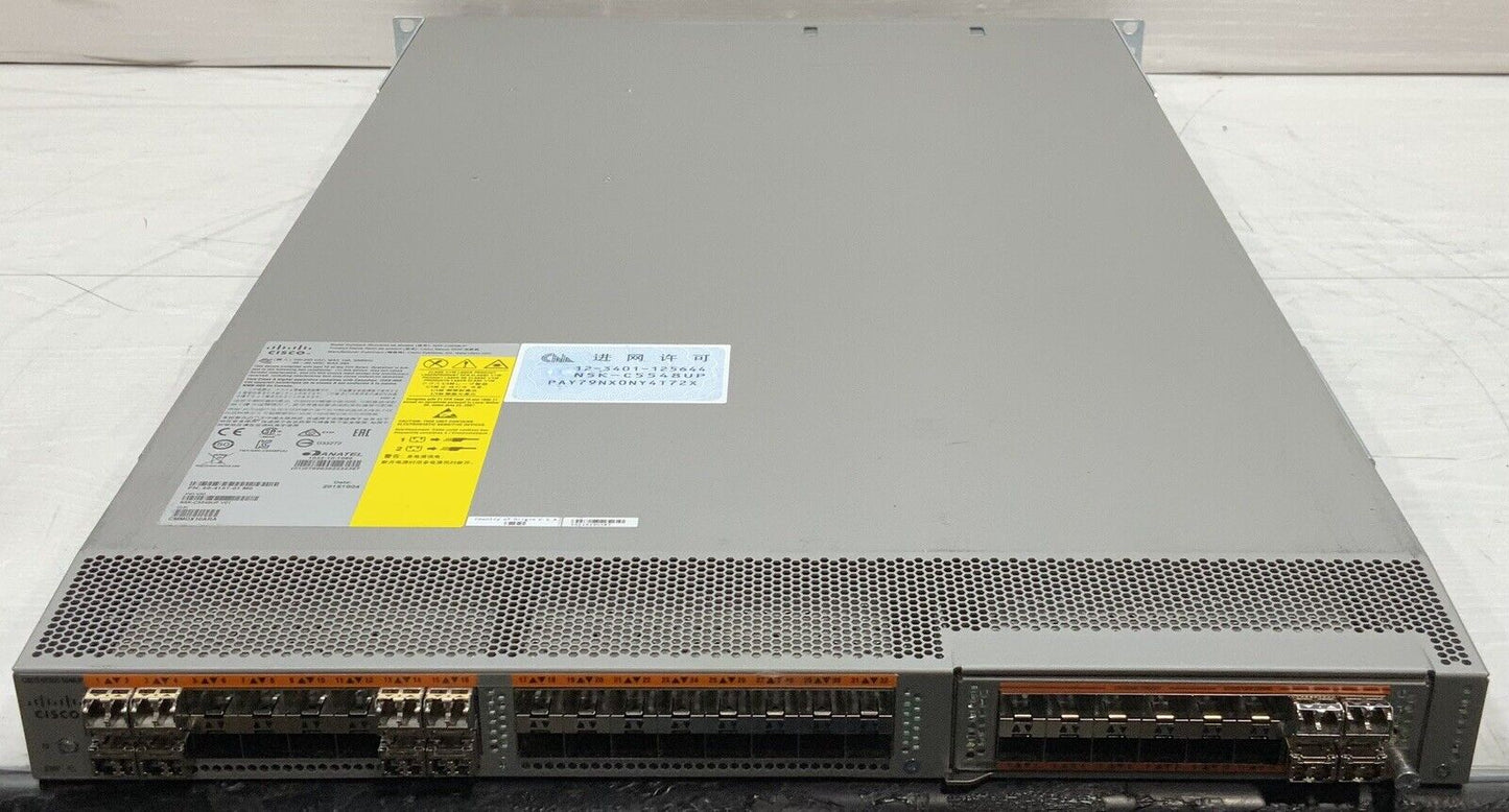 Lot of 2 Cisco Nexus N5K-C5548UP 32-Port 10GbE SFP+ Fibre Channel Switch