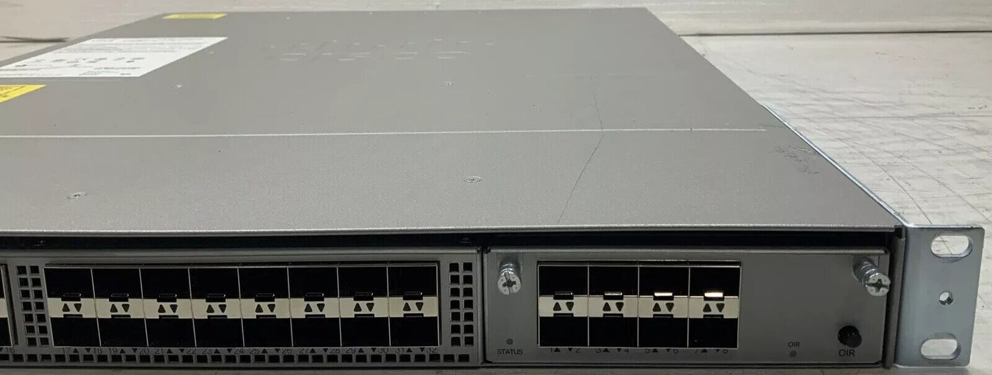 Cisco Catalyst WS-C4500X-F-32SFP+ V06 Switch w/ Dual Power & C4KX-NM-8SFP