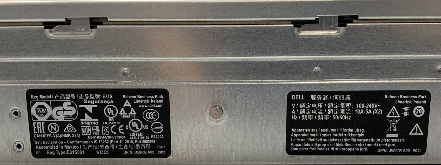 Dell PowerEdge R730xd Server Xeon E5-2667v3 3.2Ghz 24x 32GB 768GB Ram H730P