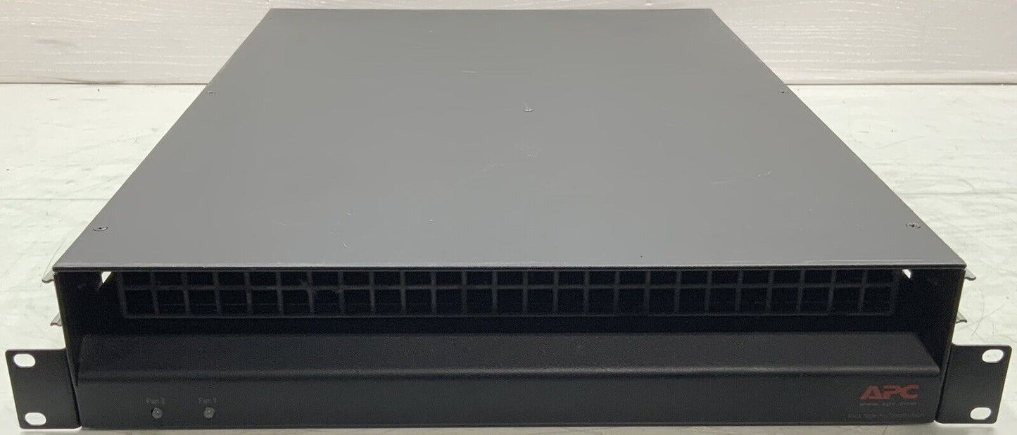 APC ACF202BLK Rack Side Air Distribution System 2U 208/230 50/60HZ