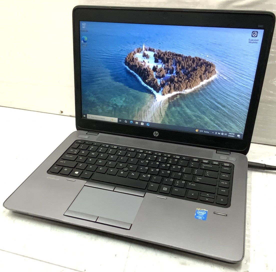 HP EliteBook 840 G1 Intel i7-4600U 2.1GHz 4GB RAM 500GB HDD | Windows 10 Pro