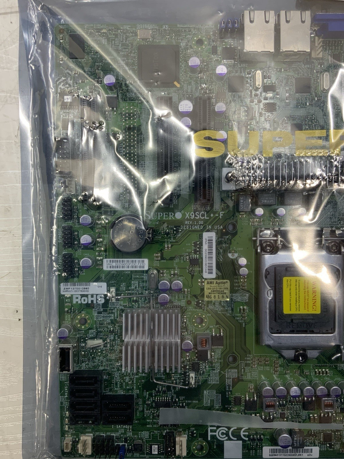 SUPERMICRO X9SCL+-F LGA 1155 Intel DDR3 SATA II Server Motherboard
