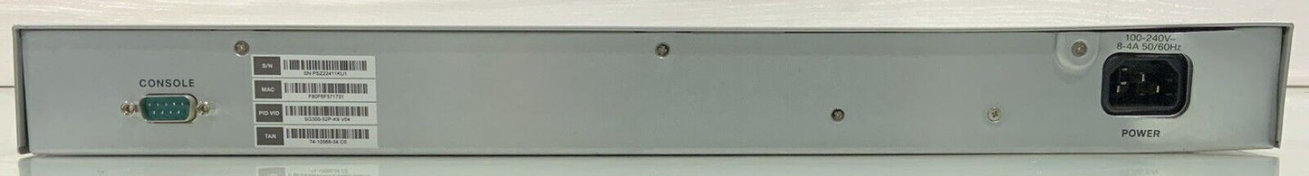 Cisco SG300-52P-K9 SG300-52P 52 Port Gigabit PoE Switch