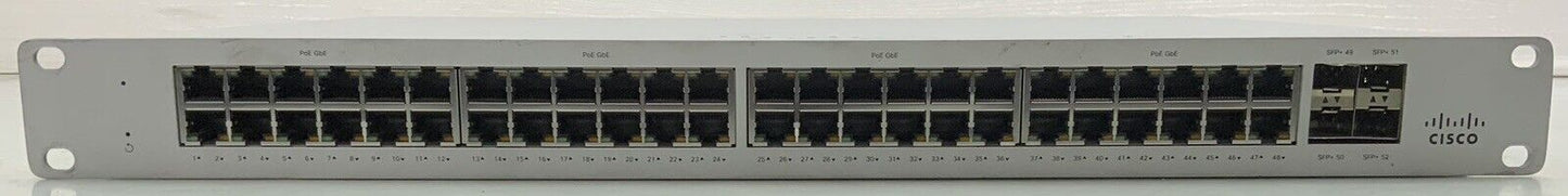 Cisco Meraki MS125-48LP POE SWITCH | UNCLAIMED | TESTED