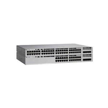 Cisco Catalyst 9200L - Network Advantage - switch - L3 - 48 x 10/100/1000 (PoE+) + 4 x Gigabit SFP (uplink) - rack-mountable - PoE+ (1440 W) - C9200L-48P-4G-A