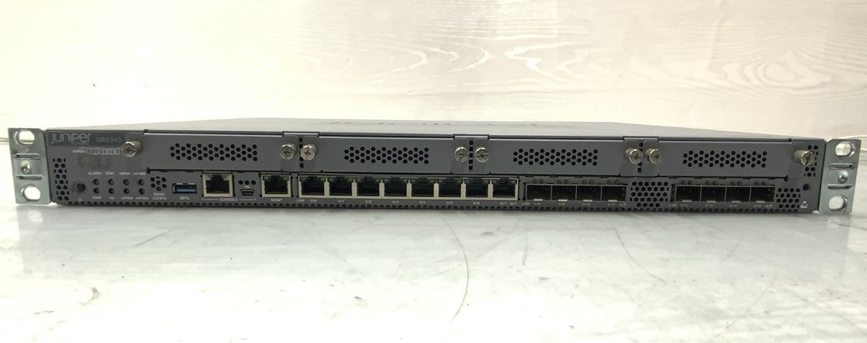Juniper Enterprise Security Services RJ45 SFP GbE Firewall | SRX345-SYS-JB Rev B