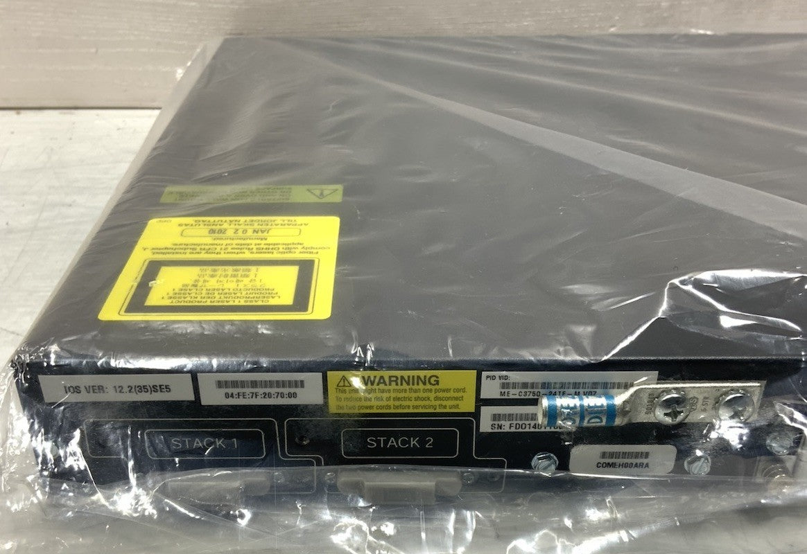 Cisco Catalyst Metro 24-Port RJ45 SFP IP Base Ethernet Switch | ME-C3750-24TE-M