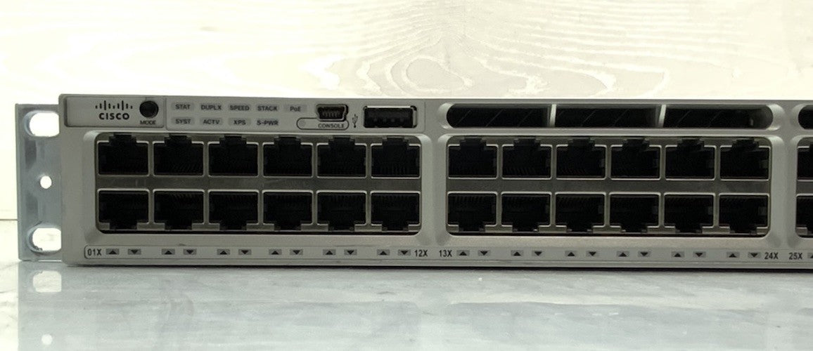 Cisco Catalyst C3850 48-Port PoE+ GbE Switch | WS-C3850-48P-L, C3850-NM-2-10G