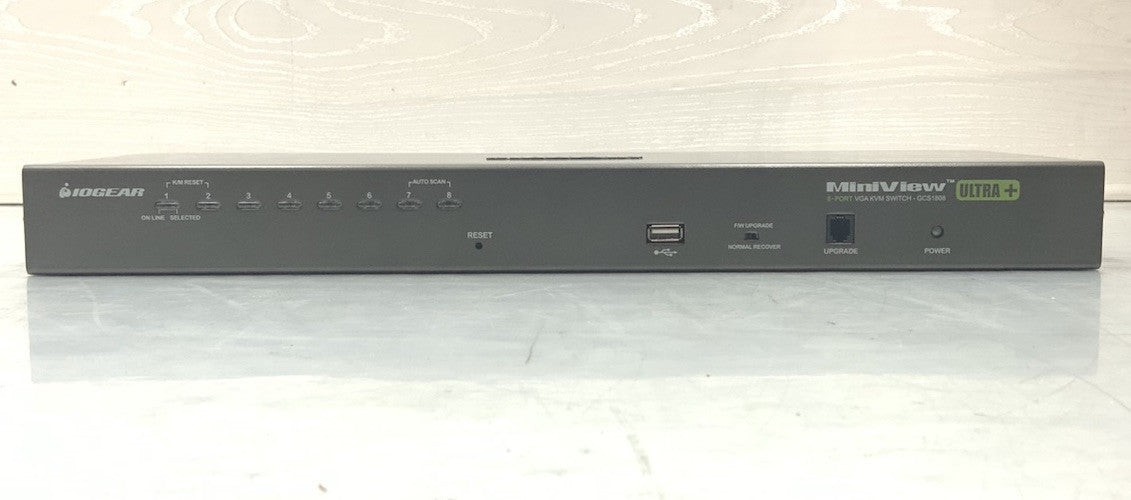 IOGEAR 8-Port USB PS/2 VGA KVM Switch | GCS1808