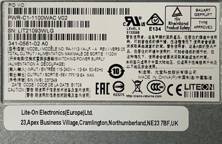 Cisco Catalyst 3850 48-Port RJ45 UPoE IP Base Switch | WS-C3850-48U-S