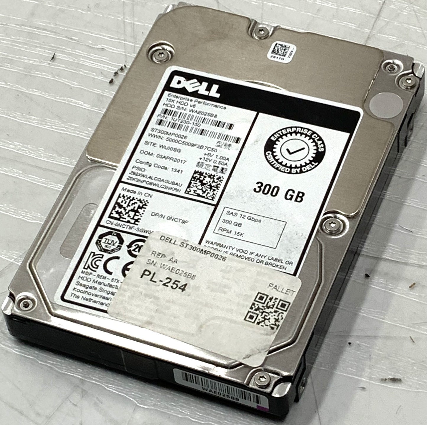 Dell Seagate 2.5" 300GB 15k 12Gbps 300GB SAS HDD | ST300MP0026 1UT230-150