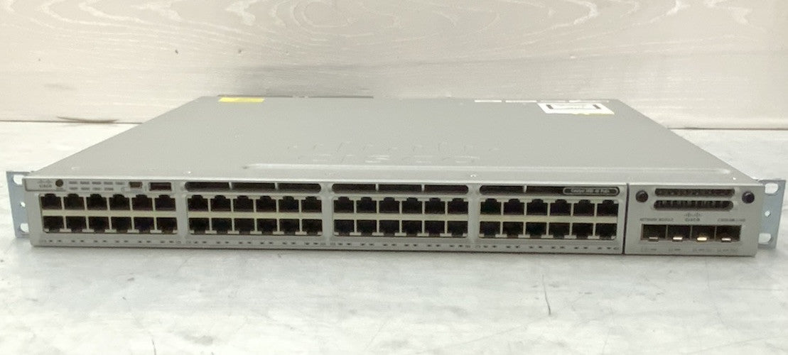 Cisco Catalyst C3850 48-Port PoE+ GbE Switch | WS-C3850-48P-L, C3850-NM-2-10G