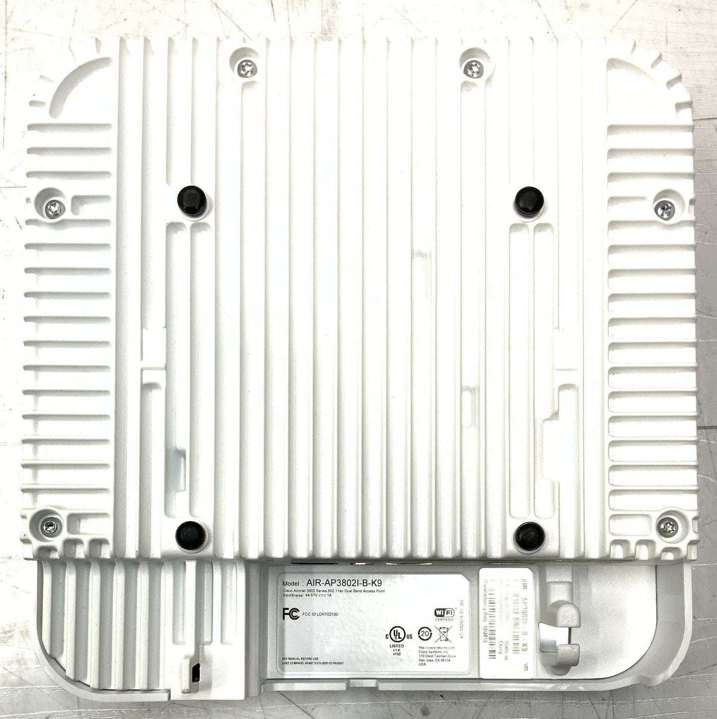 Cisco Aironet 3802I Dual-Band 802.11ac Wireless Access Point | AIR-AP3802I-B-K9