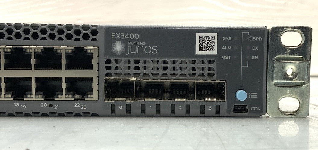 Juniper 24-Port RJ45 SFP+ Gigabit Ethernet Switch | EX3400-24T