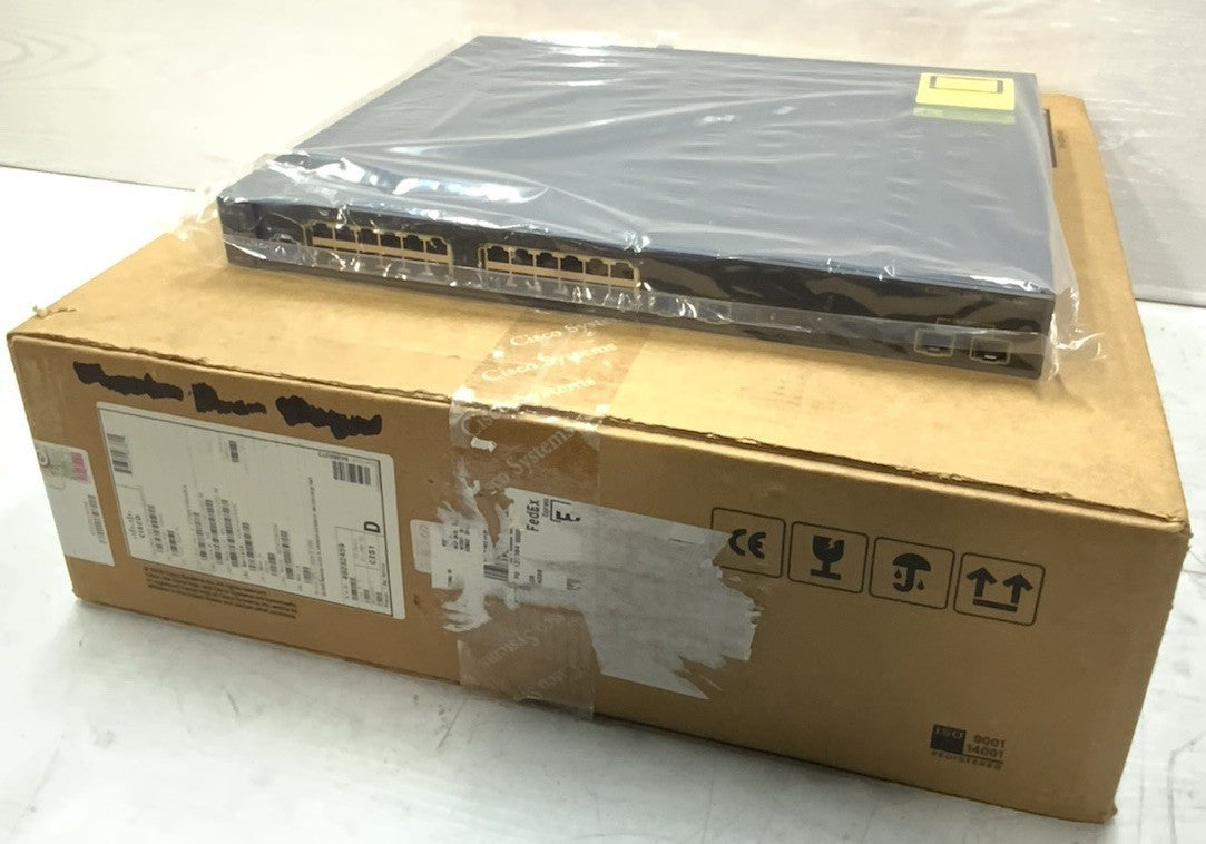 Cisco Catalyst Metro 24-Port RJ45 SFP IP Base Ethernet Switch | ME-C3750-24TE-M