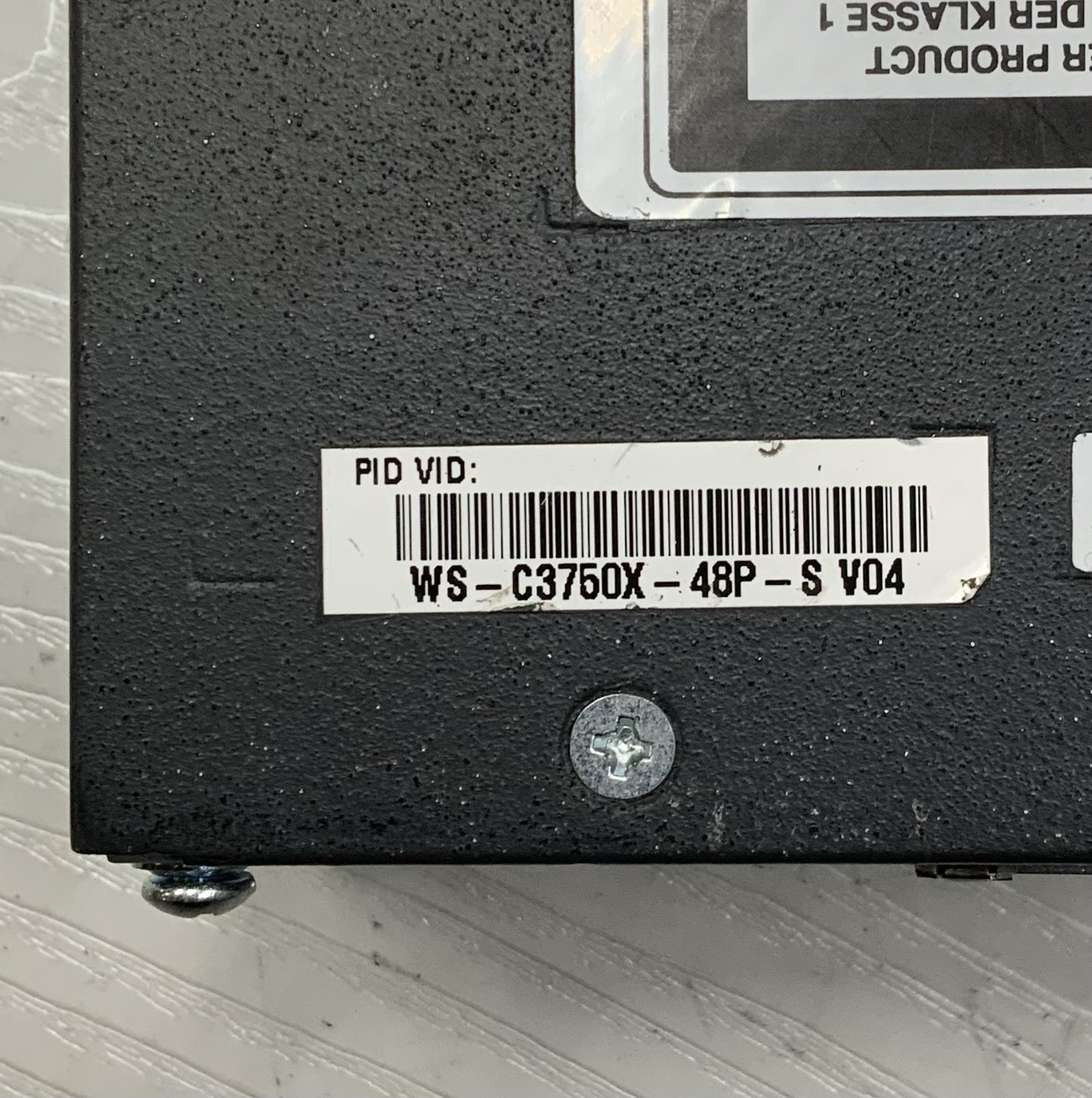 Cisco 48-Port Gigabit Ethernet POE+ Switch | WS-C3750X-48P-S, C3KX-NM-1G