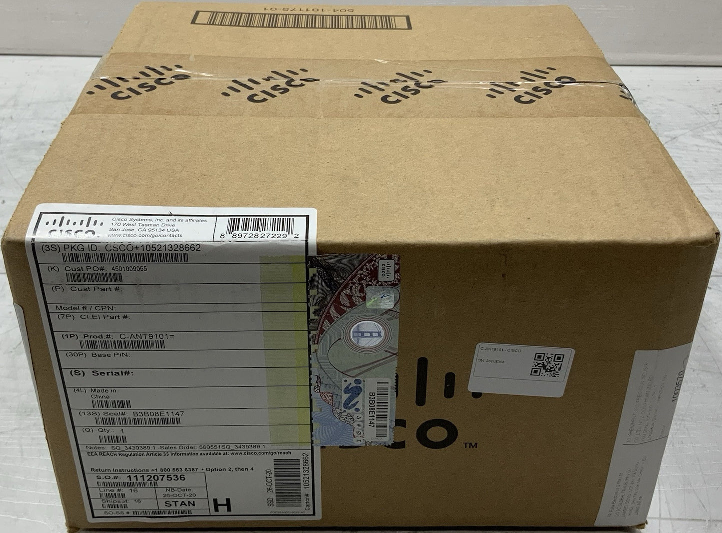 Cisco Catalyst C-ANT9101= Omnidirectional Wi-Fi Antenna