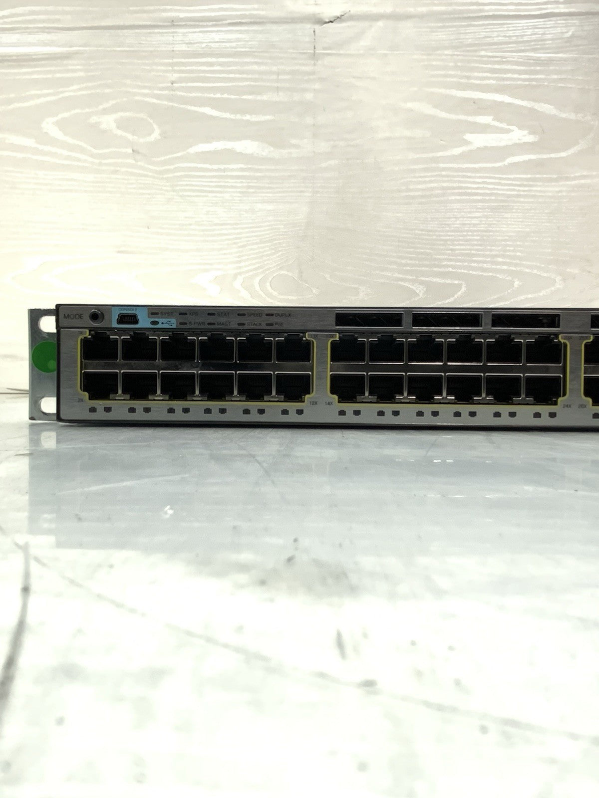 Cisco 48-Port Gigabit Ethernet POE+ Switch | WS-C3750X-48P-S, C3KX-NM-1G