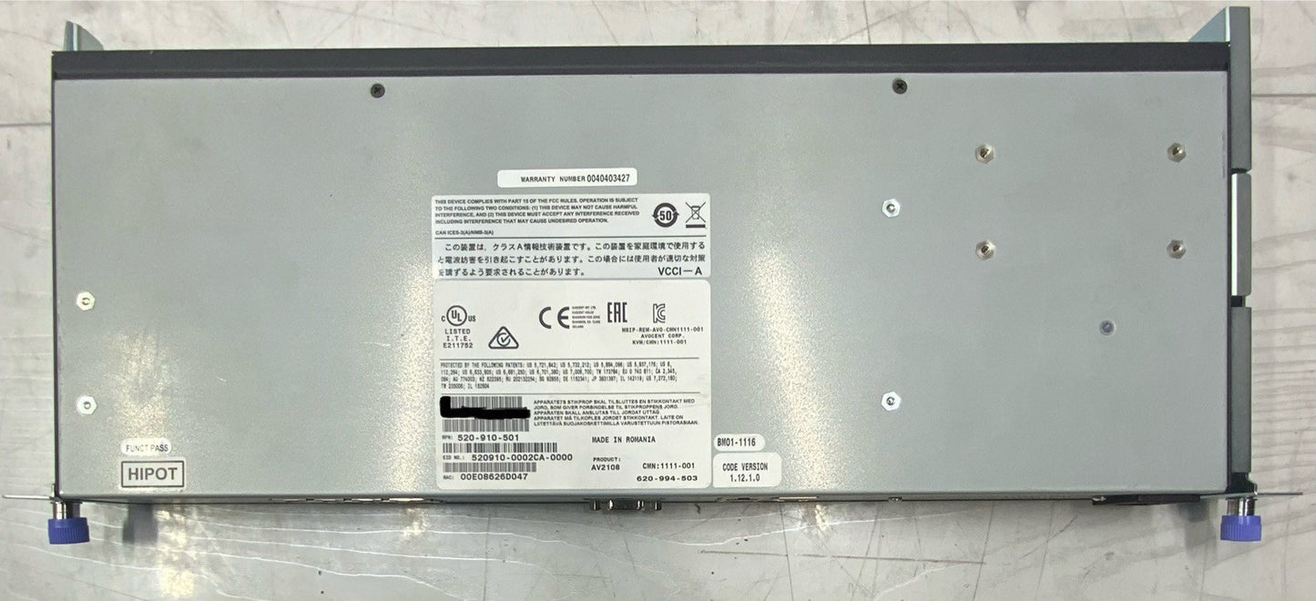 Emerson Avocent AV KVM Networking Switch | 520-910-501