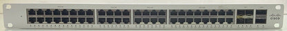 Cisco Meraki MS355-48X2-HW 48-Port UPoE Switch 4xSPF+ 2xQSFP+ UNCLAIMED 1 PSU