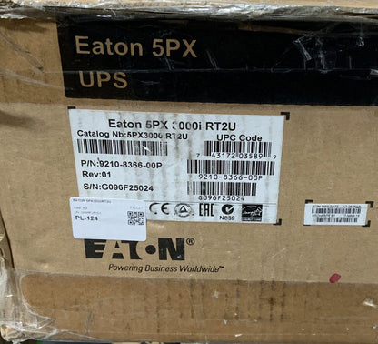 Eaton 5PX3000iRT2U 3000VA/2700W Uninterruptible UPS Power Supply