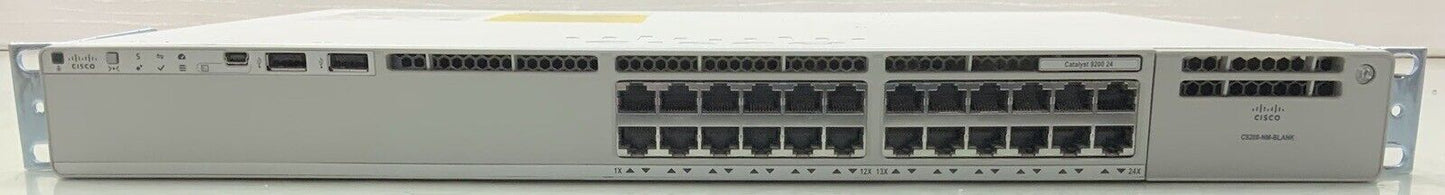 Cisco C9200-24T-A Catalyst 9200 24 Port Switch 2x PSU 1x Fan