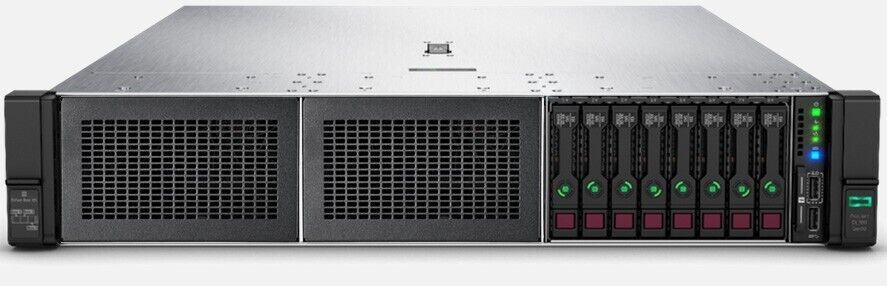 HP ProLiant DL380 G10 - 2x Gold 6248R - 768GB MEM - 8x 7.68TB NVME SSD - 2x PSU