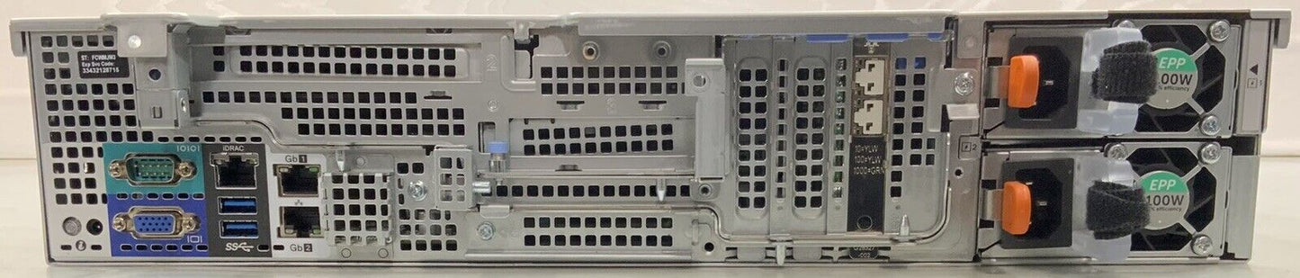 Dell R540 1x Intel Xeon Silver 4210R 2.40 GHz 16GB DDR4 RAM 6x 8TB PERC H730P