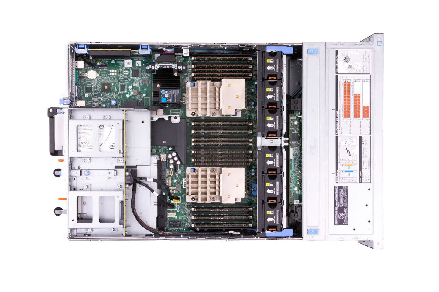 Dell R740XD - 2x Gold 6254 - 1024GB MEM - 8x 1.92TB SATA SSD - H740P - 2x PSU