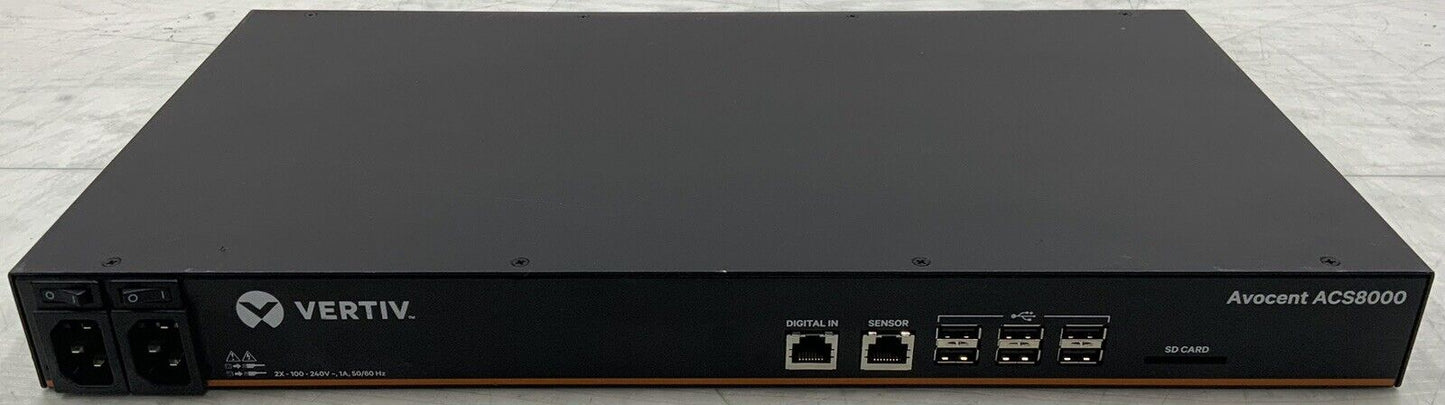 Avocent ACS 8000 48-Port Dual-AC Console Server ACS8048DAC