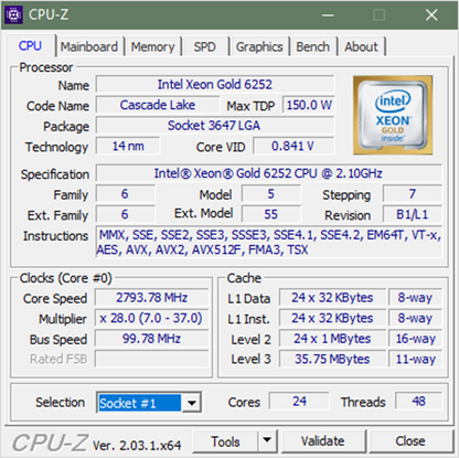 Dell PowerEdge R740XD , 2x Gold 6252, 384GB DDR4, 6x 960GB SSD, 2x 240GB SSD