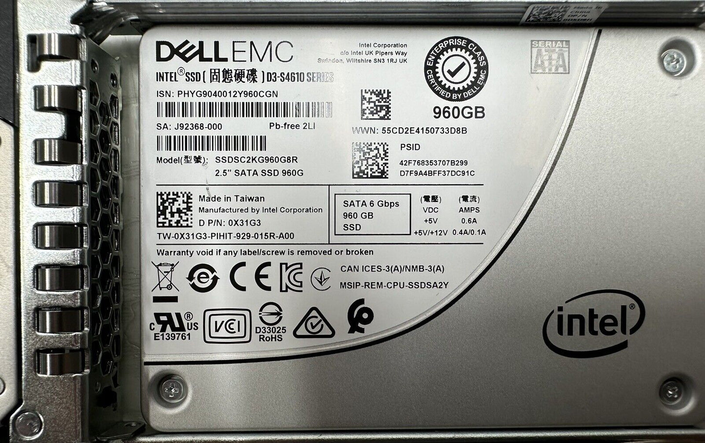 Dell R740XD - 2x Gold 6152 - 384GB MEM - 6x 960 GB SSD 2x 300 GB HDD