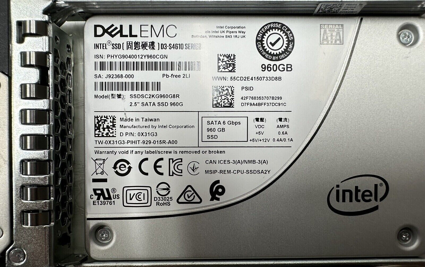 Dell R740XD - 2x Gold 6152 - 384GB MEM - 10x 960 GB SSD 2x 300 GB HDD