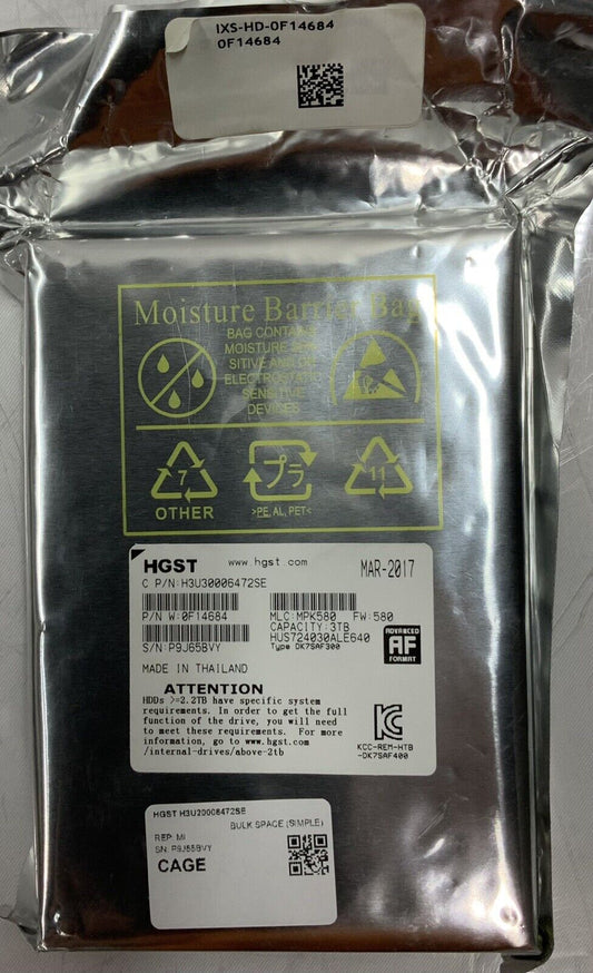 HGST 3TB 6Gb/s H3U30006472SE