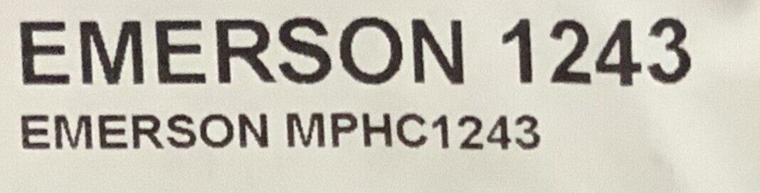 Emerson MPHC1243 NETWORK POWER