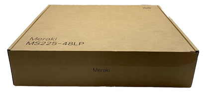 Cisco Meraki MS225 48-Port PoE & 4x 10G SFP+ Switch MS225-48LP-HW Unclaimed New