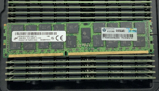 16GB Micron MT36JSF2G72PZ-1G6E1LG PC3-12800R DIMM Server Memory