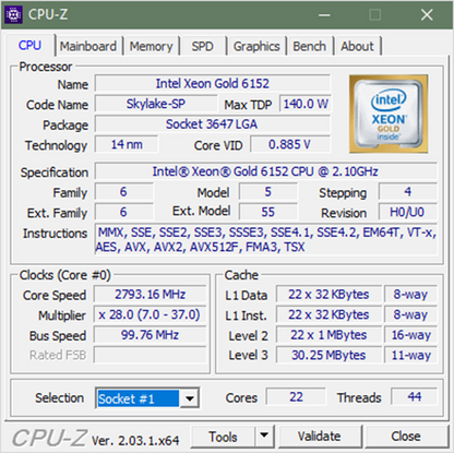 Dell R740XD - 2x Gold 6152 - 384GB MEM - 6x 960 GB SSD 2x 300 GB HDD