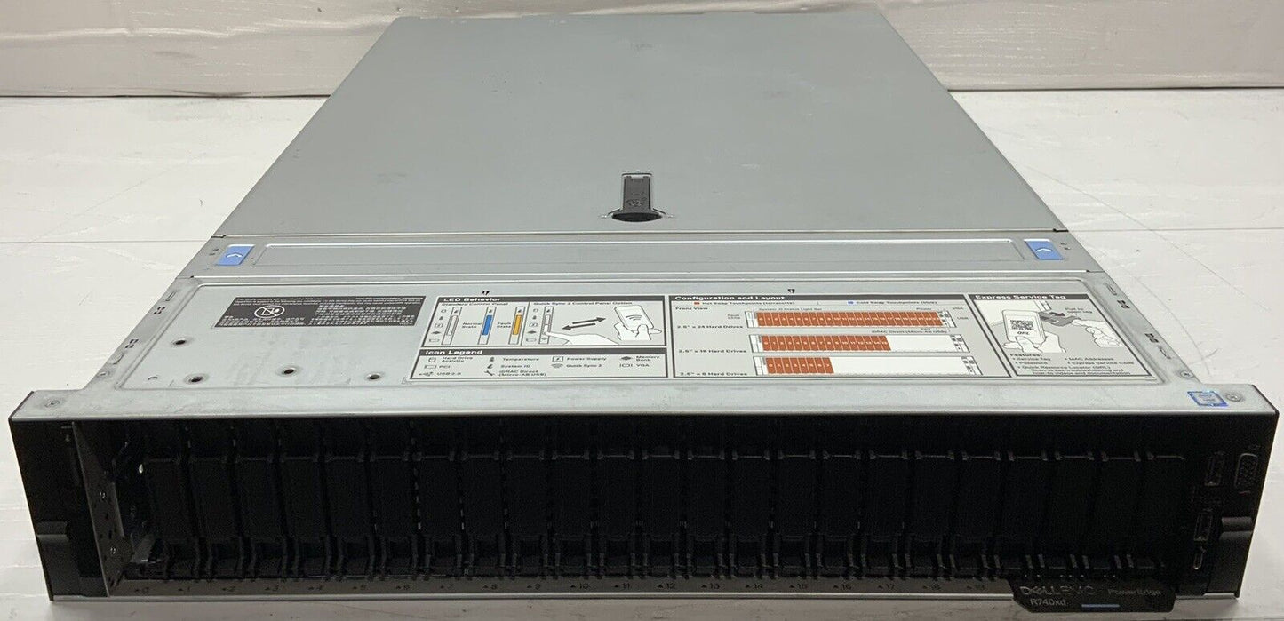 Dell PowerEdge R740XD Server CTO | No CPU | No RAM | No HDD | PERC H730P