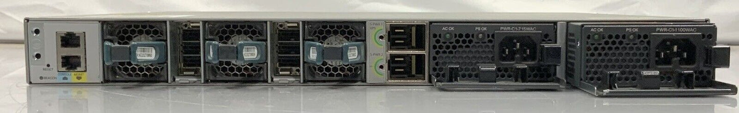 Cisco Catalyst WS-C3850-24XS-S 24-Port SFP+ 10G Ethernet Switch IP Base