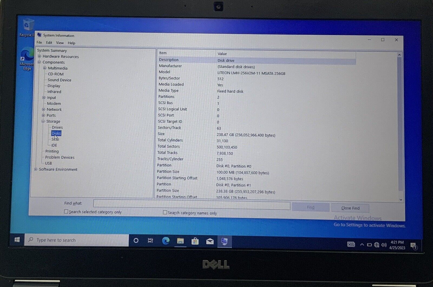 Dell Latitude E7450 Intel i7-5600U 2.60GHz 8GB RAM 256GB SSD Win 10 Pro