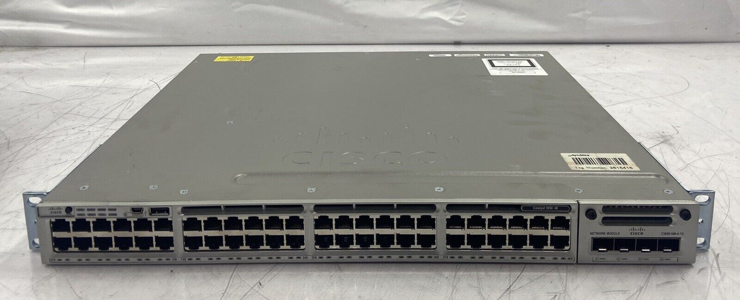 WS-C3850-48T-S 48-Port Switch & C3850-NM-4-1G Cisco Catalyst