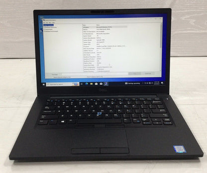 Dell Latitude 7490 14" Intel Core i7-8650U @ 1.9GHz 16GB RAM 256GB SSD W10Pro