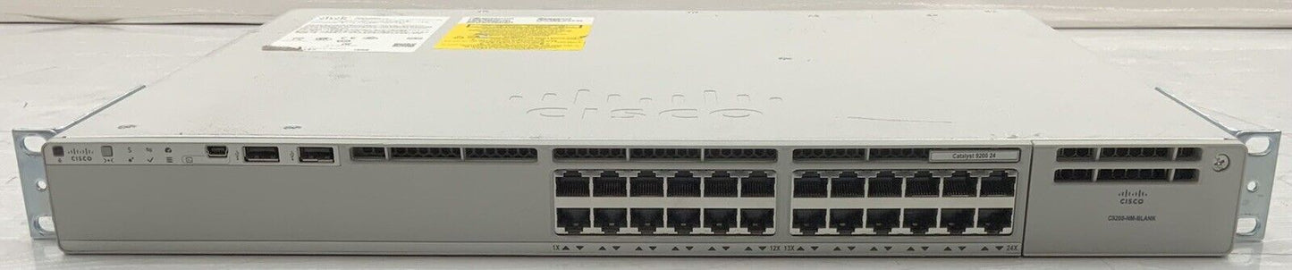 Cisco C9200-24T-A 9200 24-port Data Switch, Network Advantage C9200-NM-BLANK