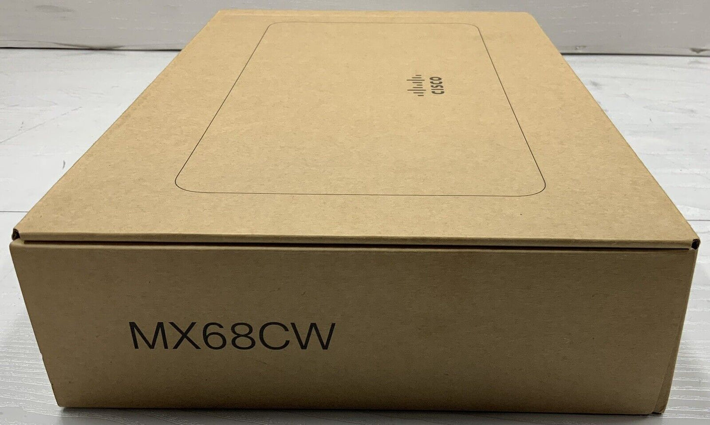 Cisco Meraki MX68CW-HW Firewall Appliance Cellular Unclaimed