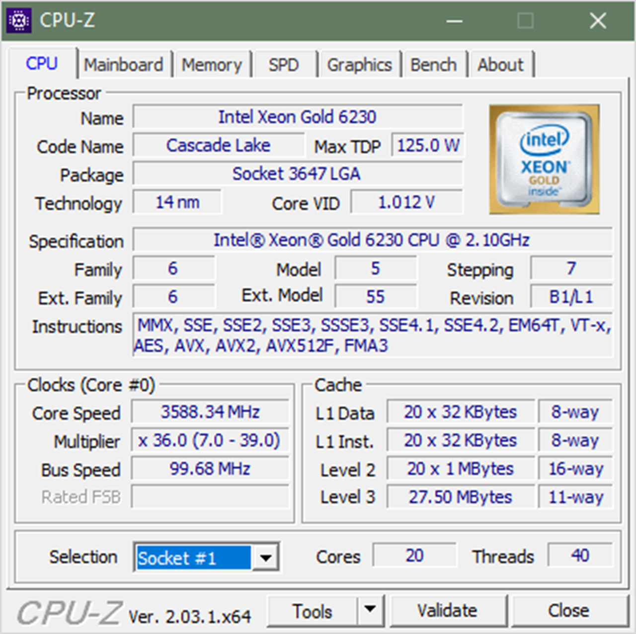 HPE ProLiant BL460c Gen10 G10 BLADE 2x GOLD 6230 2.1GHz 256GB RAM 2x 900GB HDD